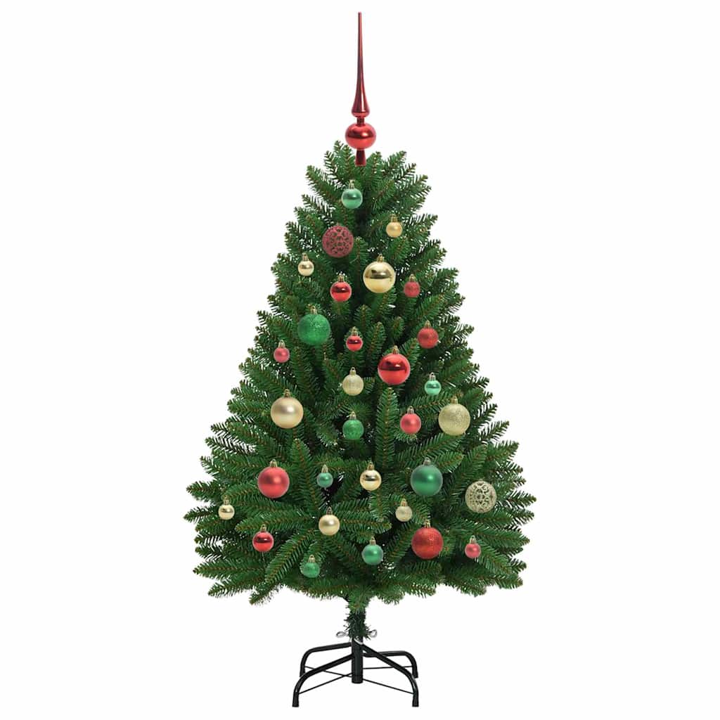 vidaXL Artificial Christmas Tree 120 cm 150 LEDs Warm White Green 6