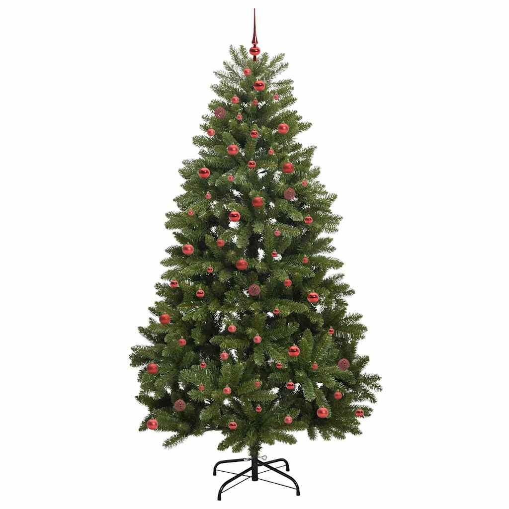 vidaXL Artificial Christmas Tree 270 cm 300 LEDs Warm White Green 4
