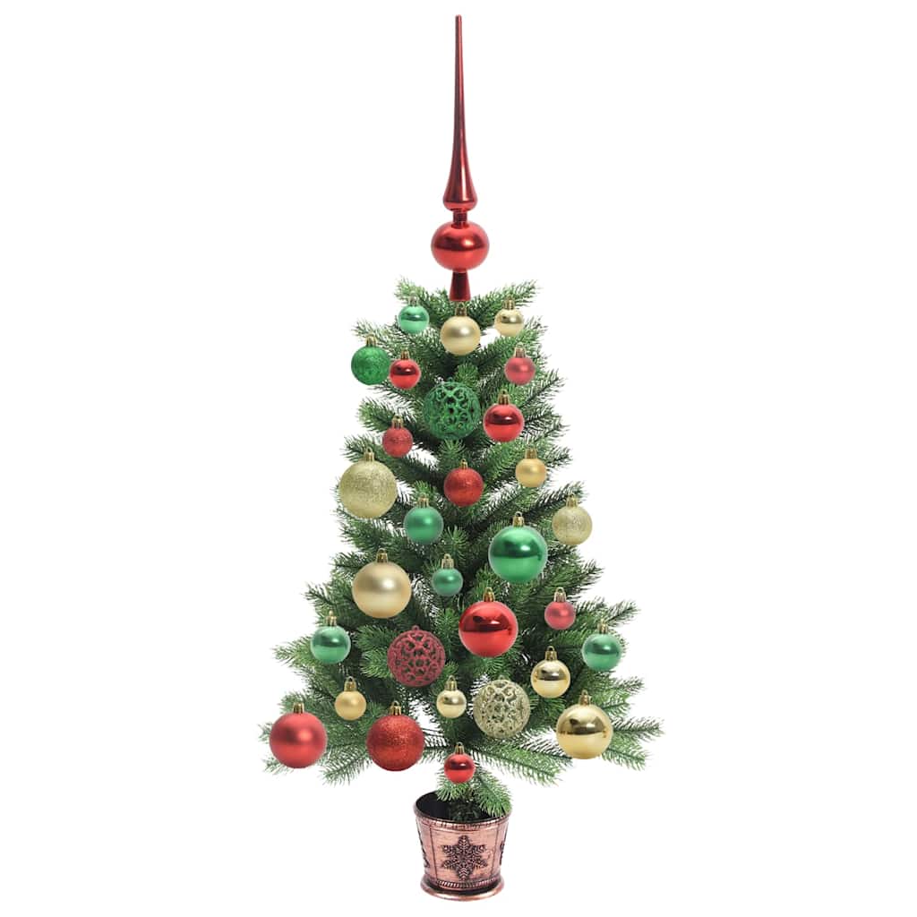 vidaXL Christmas Tree with 150 LEDs with Stand Green 65 cm PE 6