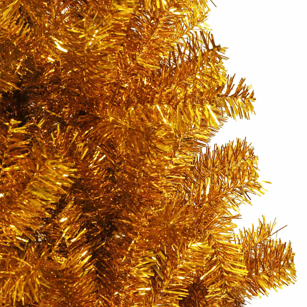vidaXL Christmas Tree Gold 180 cm PET 6
