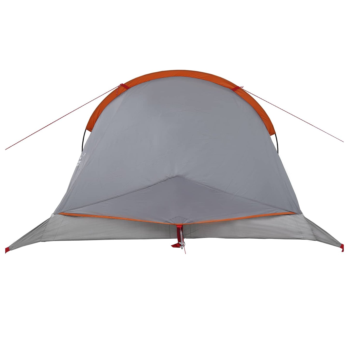vidaXL Backpacking Tent 4-Person Grey and Orange 6