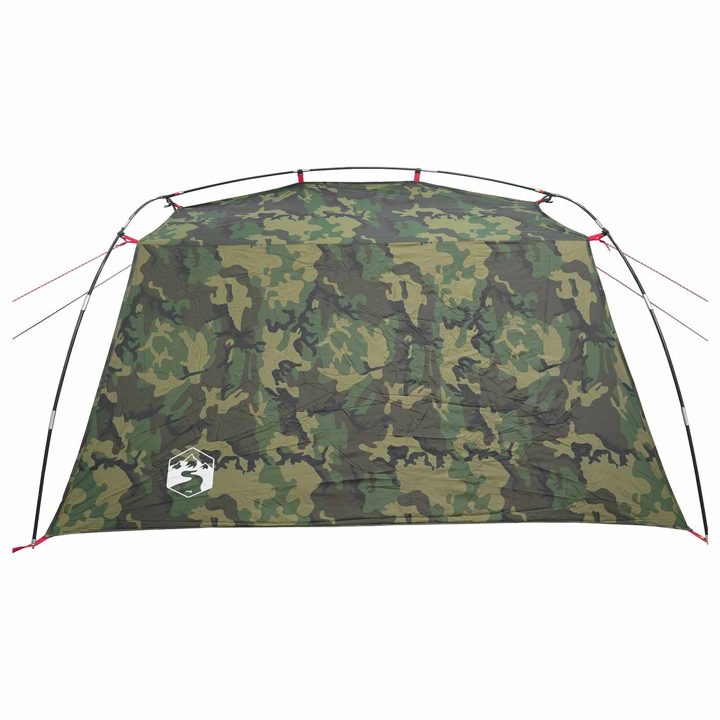 vidaXL Tunnel Tent 2-Person Camouflage 185T Polyester with PU Coating 6