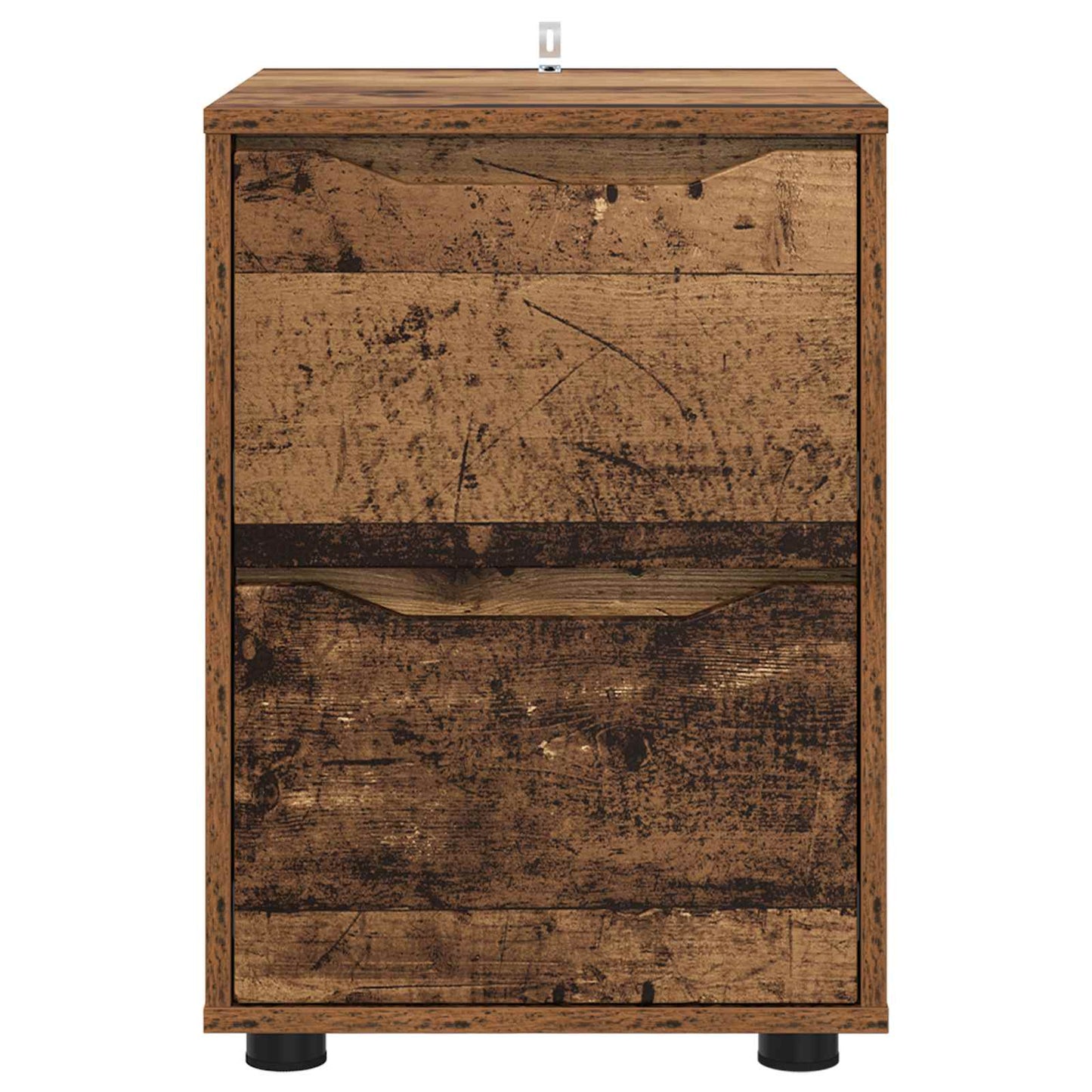 vidaXL Storage Cabinet 40 x 48 x 57 cm Engineered Wood Old Wood 6