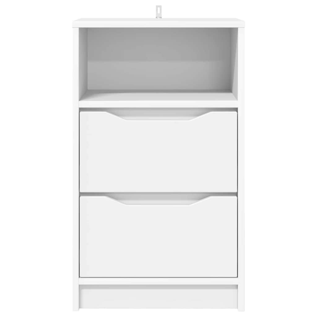 vidaXL Bedside Table White 40 x 30 x 467 cm Engineered Wood 6