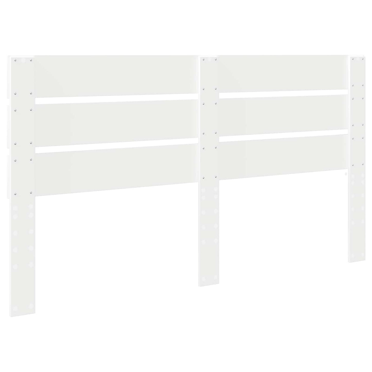 vidaXL Headboard White Engineered Wood 6