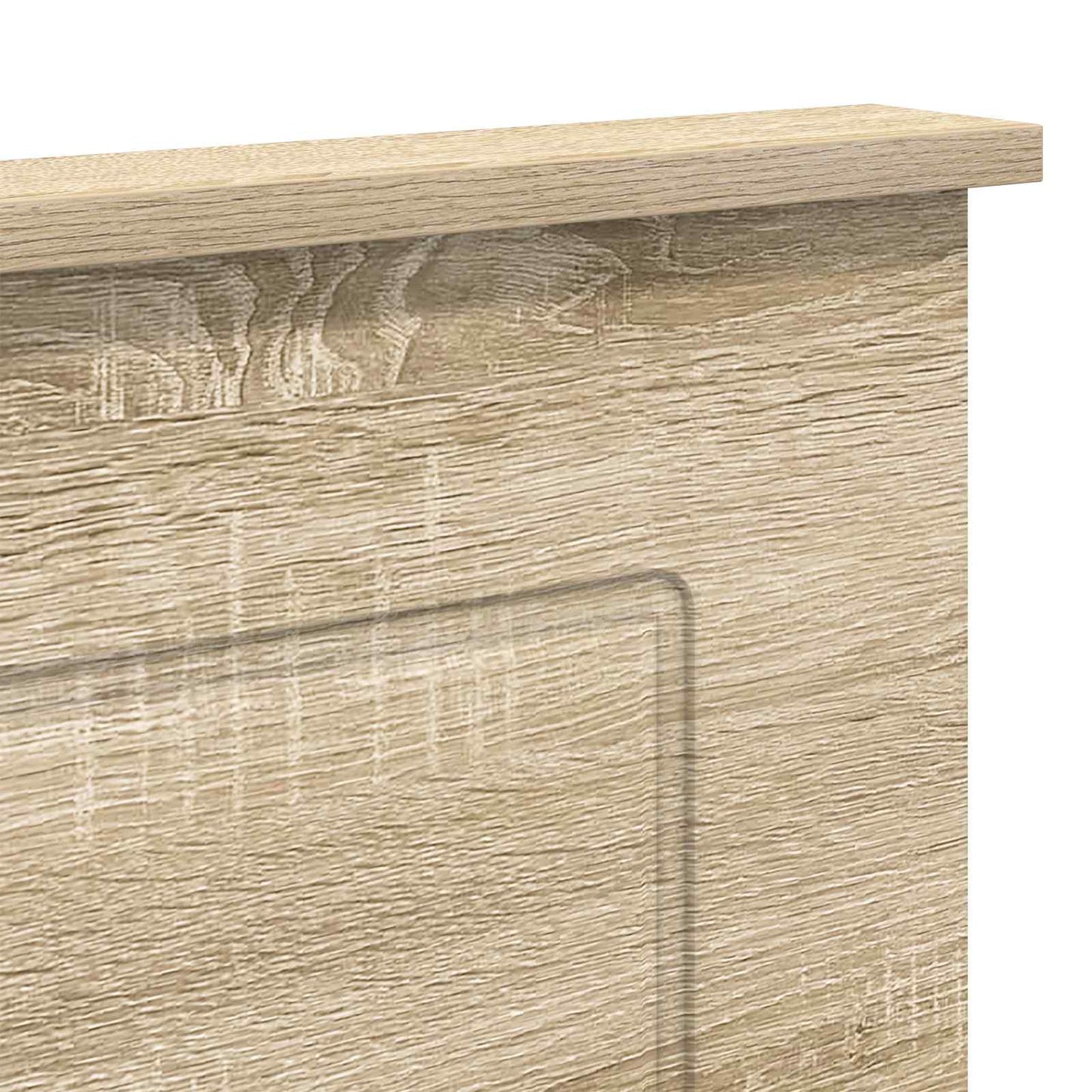 vidaXL Headboard Sonoma Oak 100 cm Engineered Wood 6