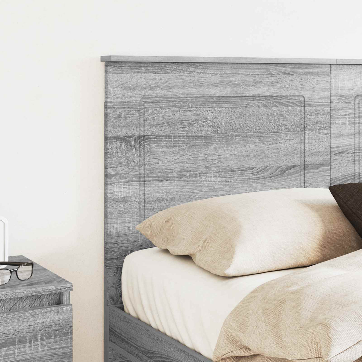 Headboard 100 cm Engineered Wood Grey sonoma 140 cm