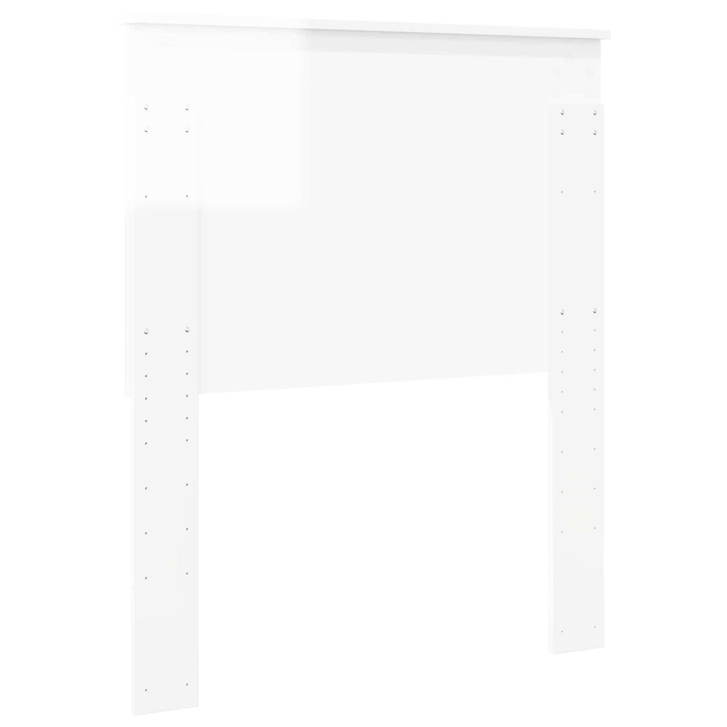vidaXL Headboard Gloss White Engineered wood 6
