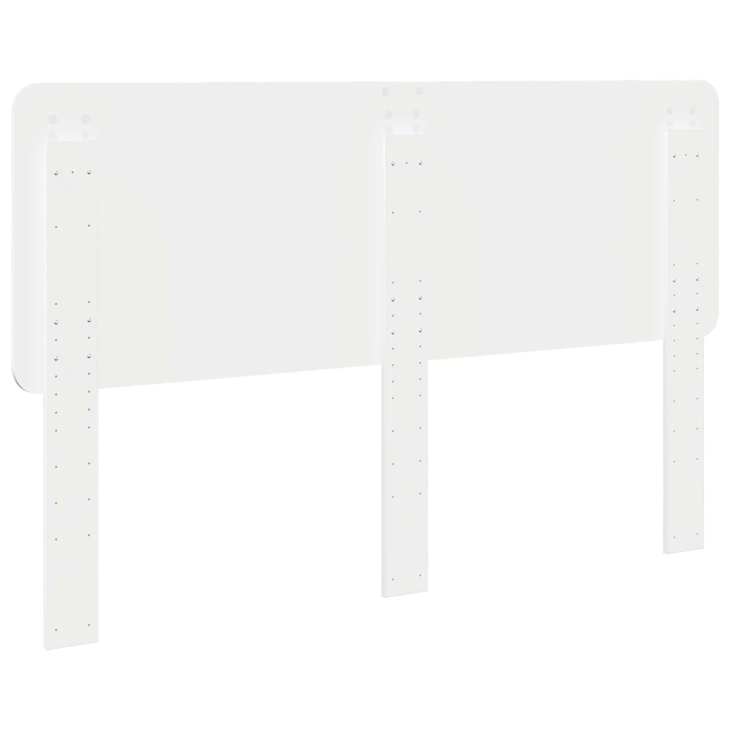 vidaXL Headboard White Engineered wood 6