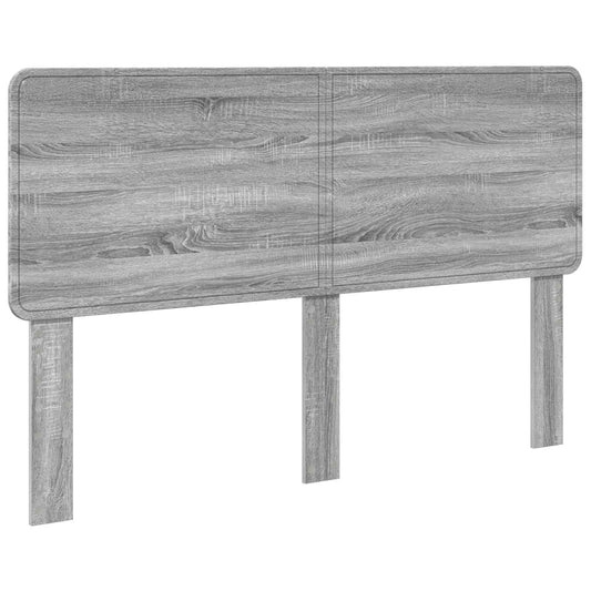 Grey Sonoma engineered wood headboard with two support legs