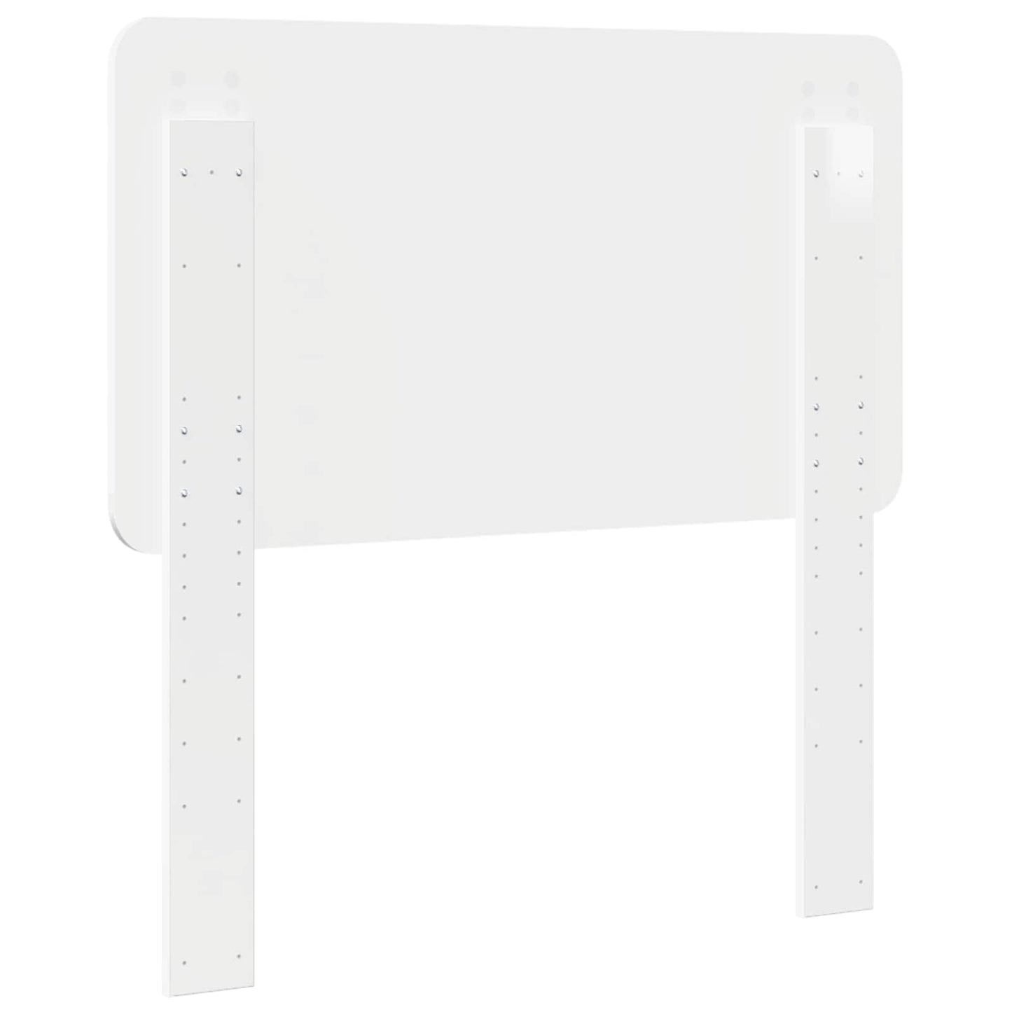 vidaXL Headboard Gloss White Engineered wood 6