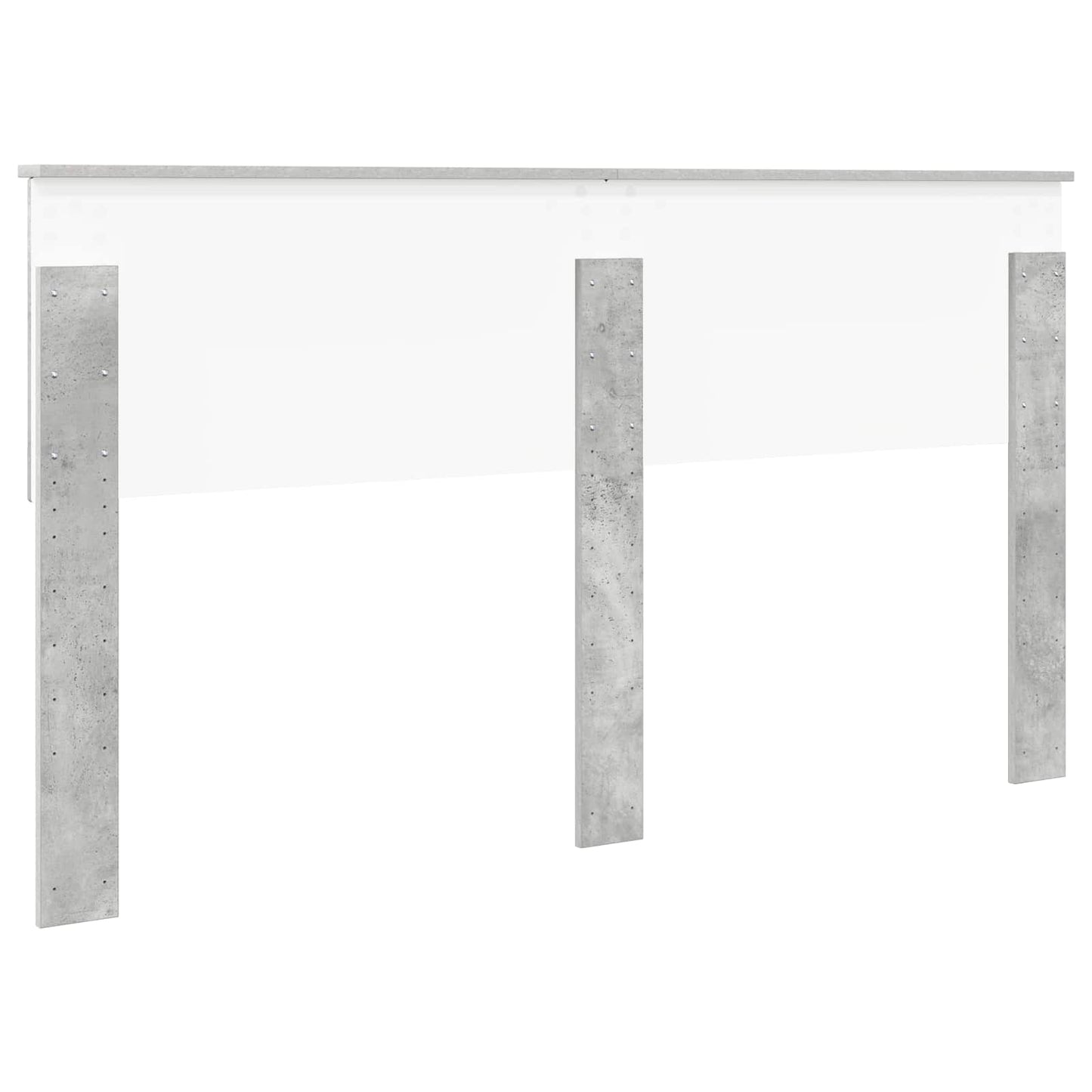 vidaXL Headboard Concrete Grey Engineered wood 6