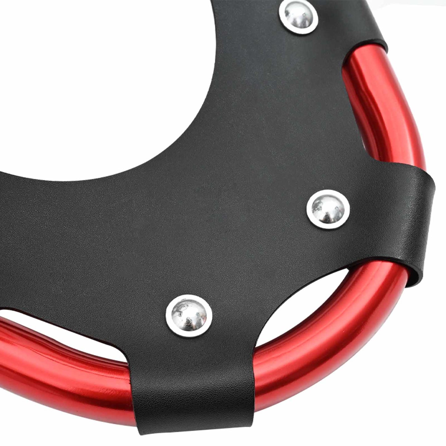 vidaXL 3 in 1 Snowshoes Red and Black 53.5 x 21 cm Aluminum and HDPE 6