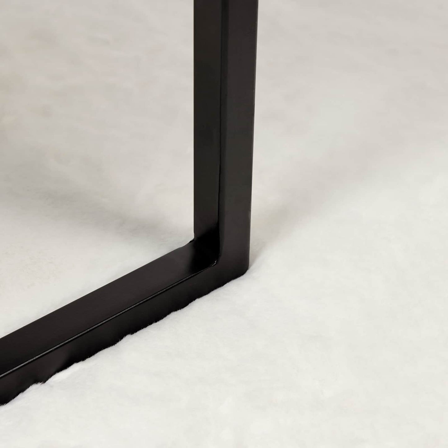 vidaXL Anti-Slip Faux Rabbit Fur Rug OLITE Cream Ø 200 cm Polyester 6