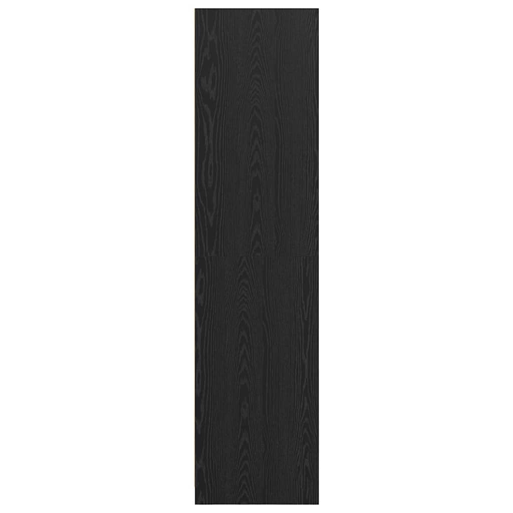 vidaXL Wardrobe Black Oak 100 x 50x 200 cm Engineered Wood 6