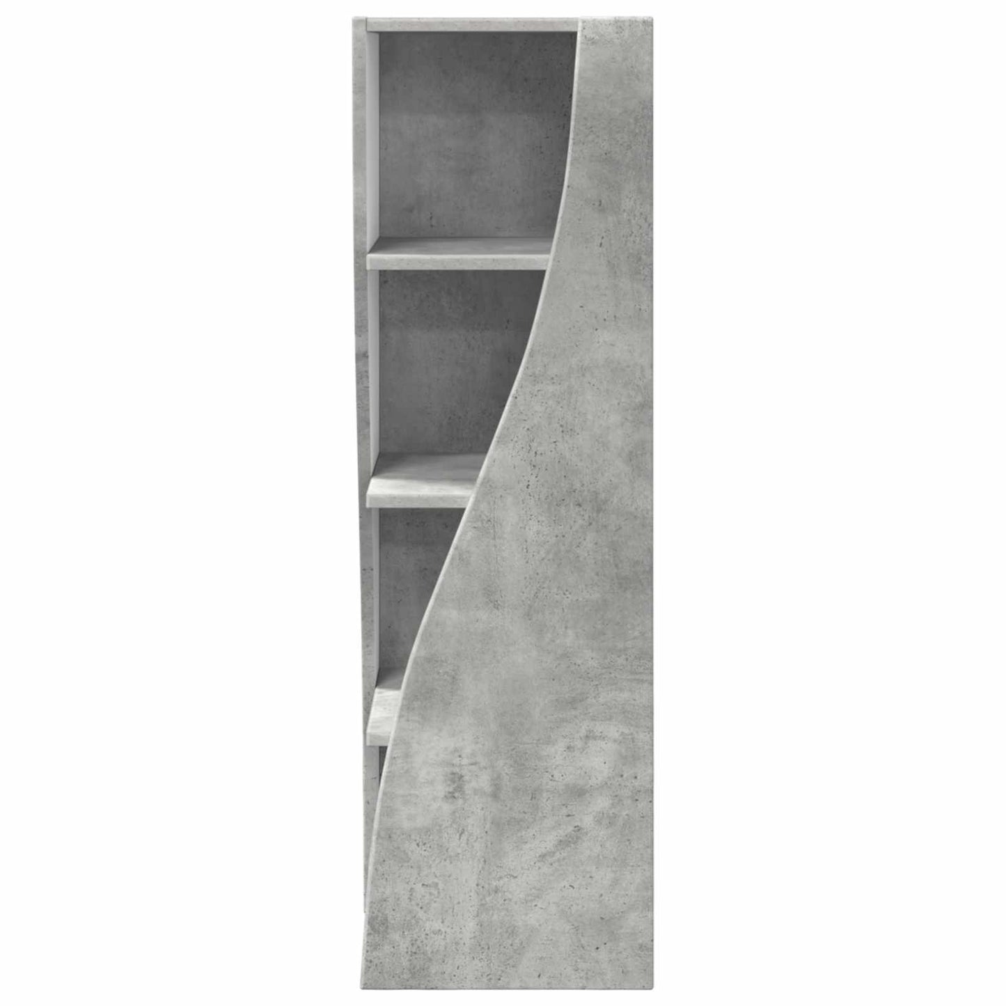 vidaXL Corner Cabinet 32x32x102cm Engineered Wood Concrete Grey 6