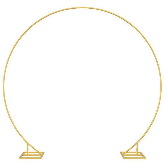 Single Wedding Arch 220 x 45 x 200 cm Steel Gold