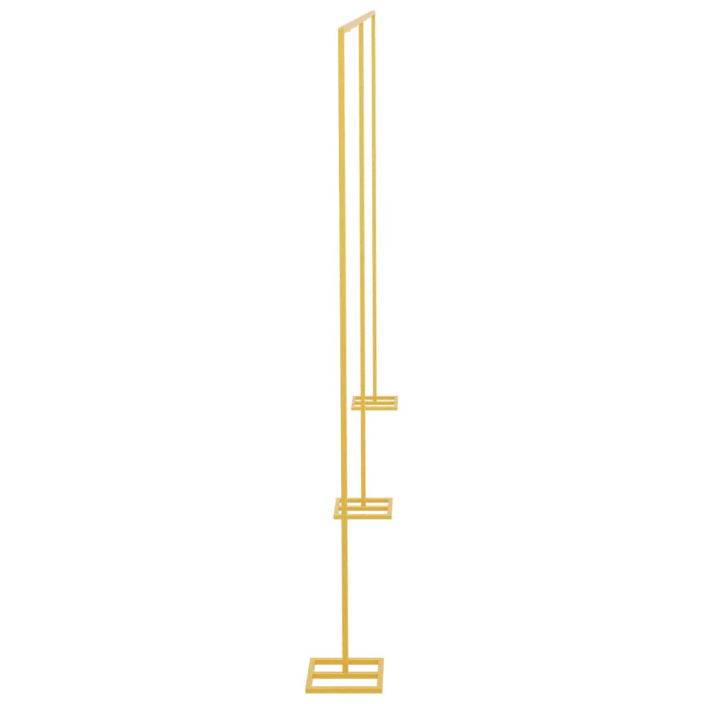 vidaXL Wedding Arch Gold 657 x 35 x 300 cm Steel 6