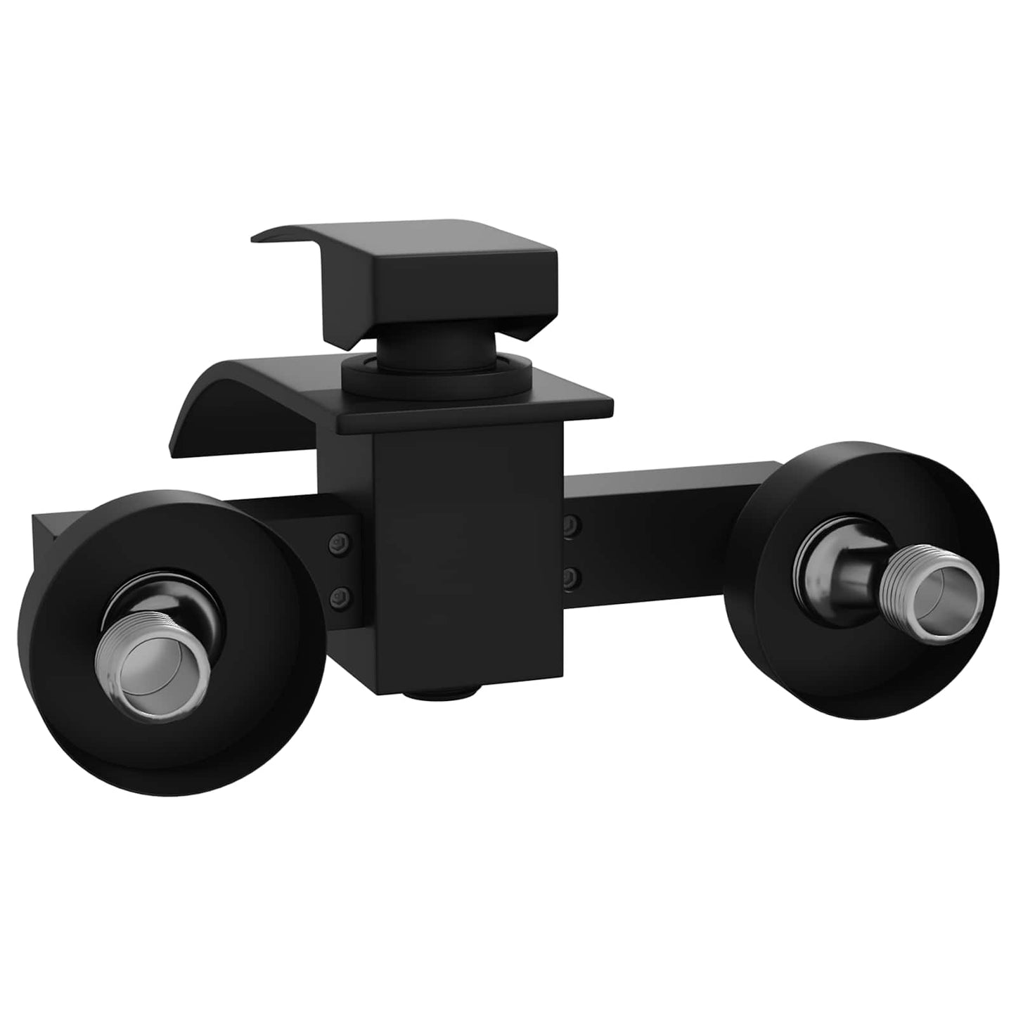 vidaXL Shower Mixer Tap Black G 1/2 inches 6