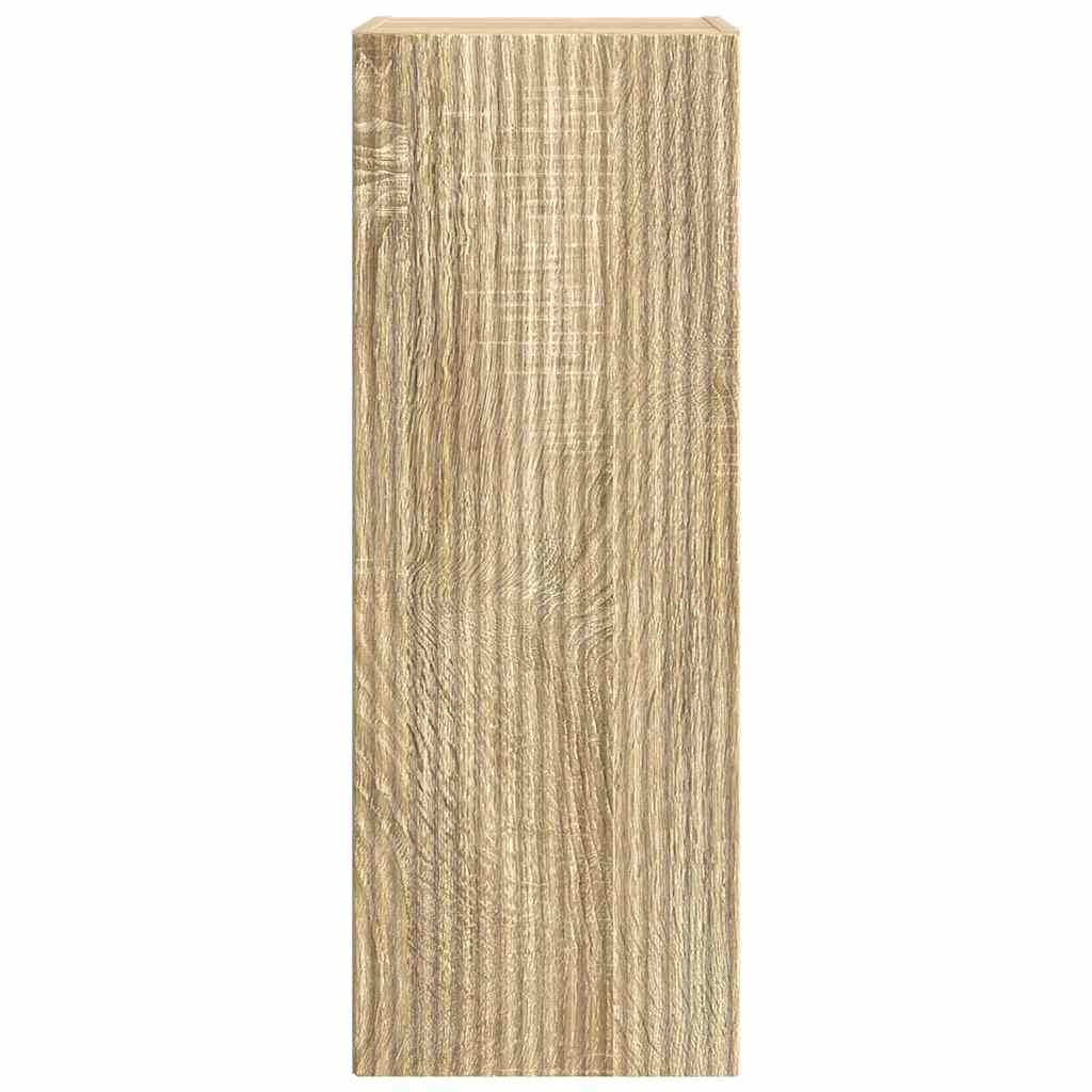 vidaXL TV Wall Cabinet 30 x 31 x 80 cm Sonoma Engineered Wood 6