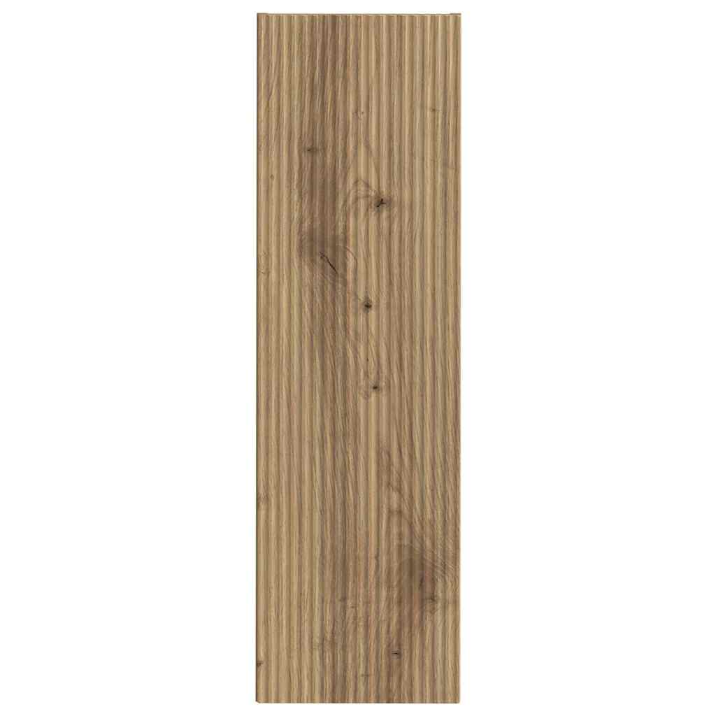 vidaXL TV Wall Cabinet 30 x 31 x 100 cm Artisian Oak Engineered Wood 6