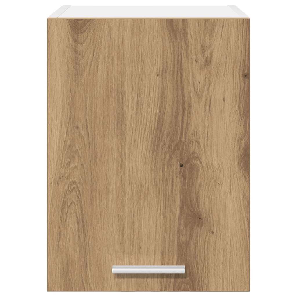 vidaXL Hanging Cabinet 2 pcs Artisan Oak and White Engineered Wood 6