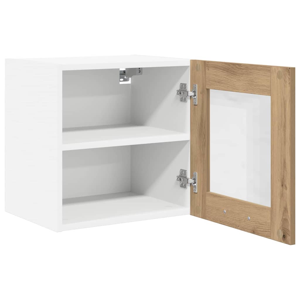 vidaXL Hanging Cabinet 2 pcs Artisan Oak Engineered Wood 6