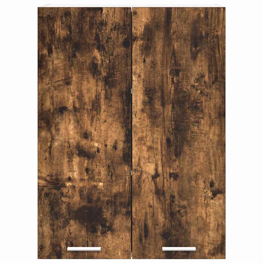vidaXL Hanging Cabinet Smoked Oak 60 x 31 x 80 cm Engineered Wood 6