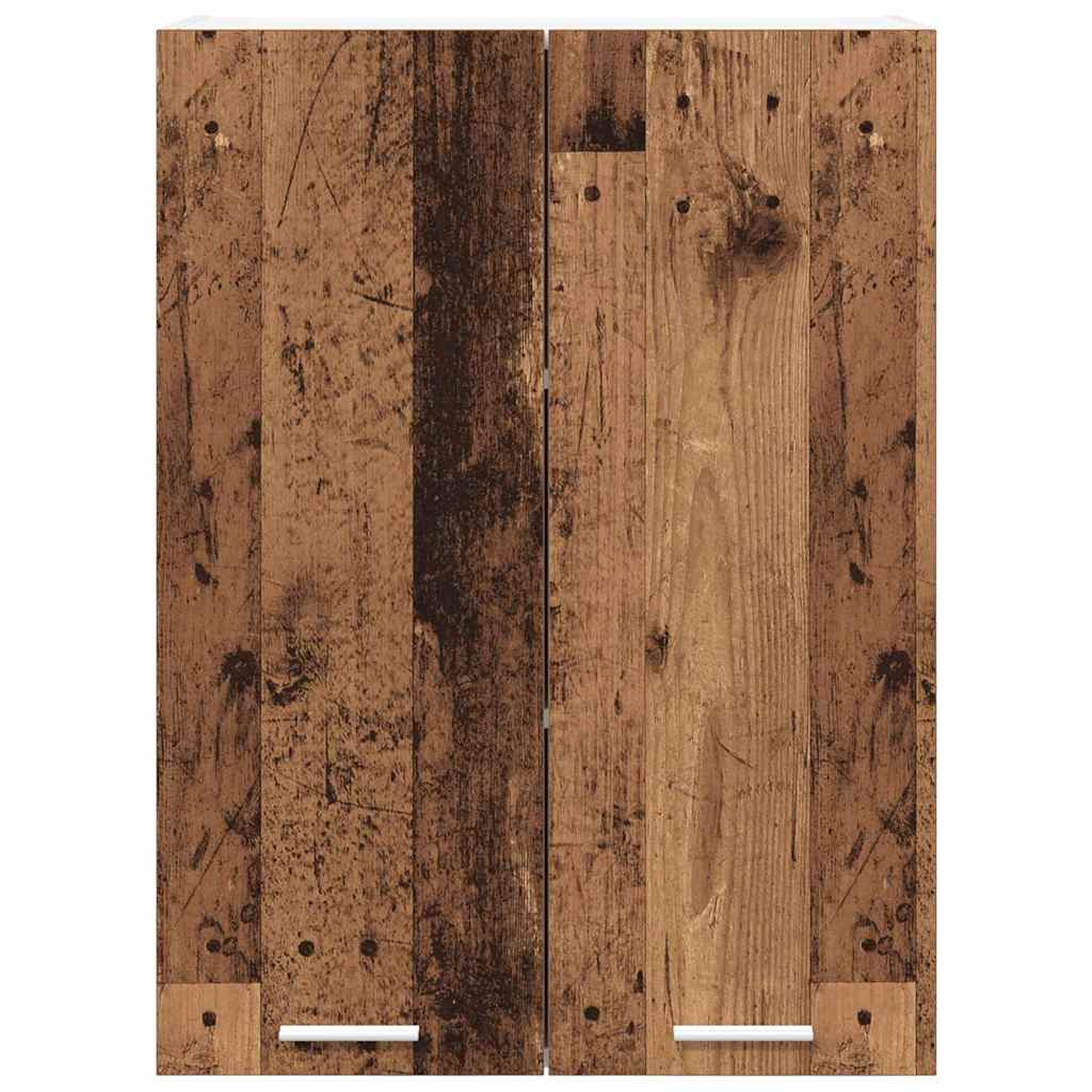 vidaXL Hanging Cabinet Old Wood 60 x 31 x 80 cm Engineered Wood 6