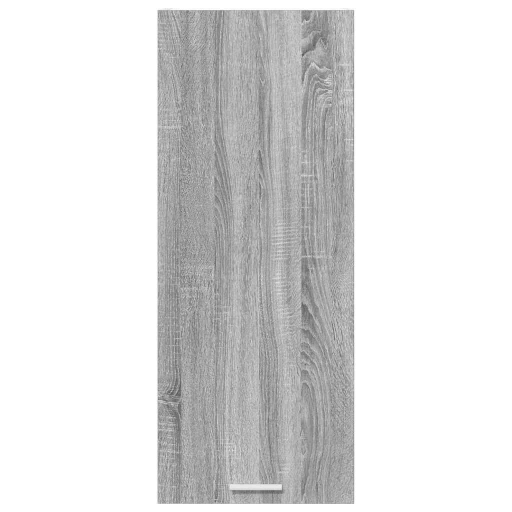 vidaXL Hanging Cabinet Grey Sonoma 40 x 31 x 100 cm Engineered Wood 6