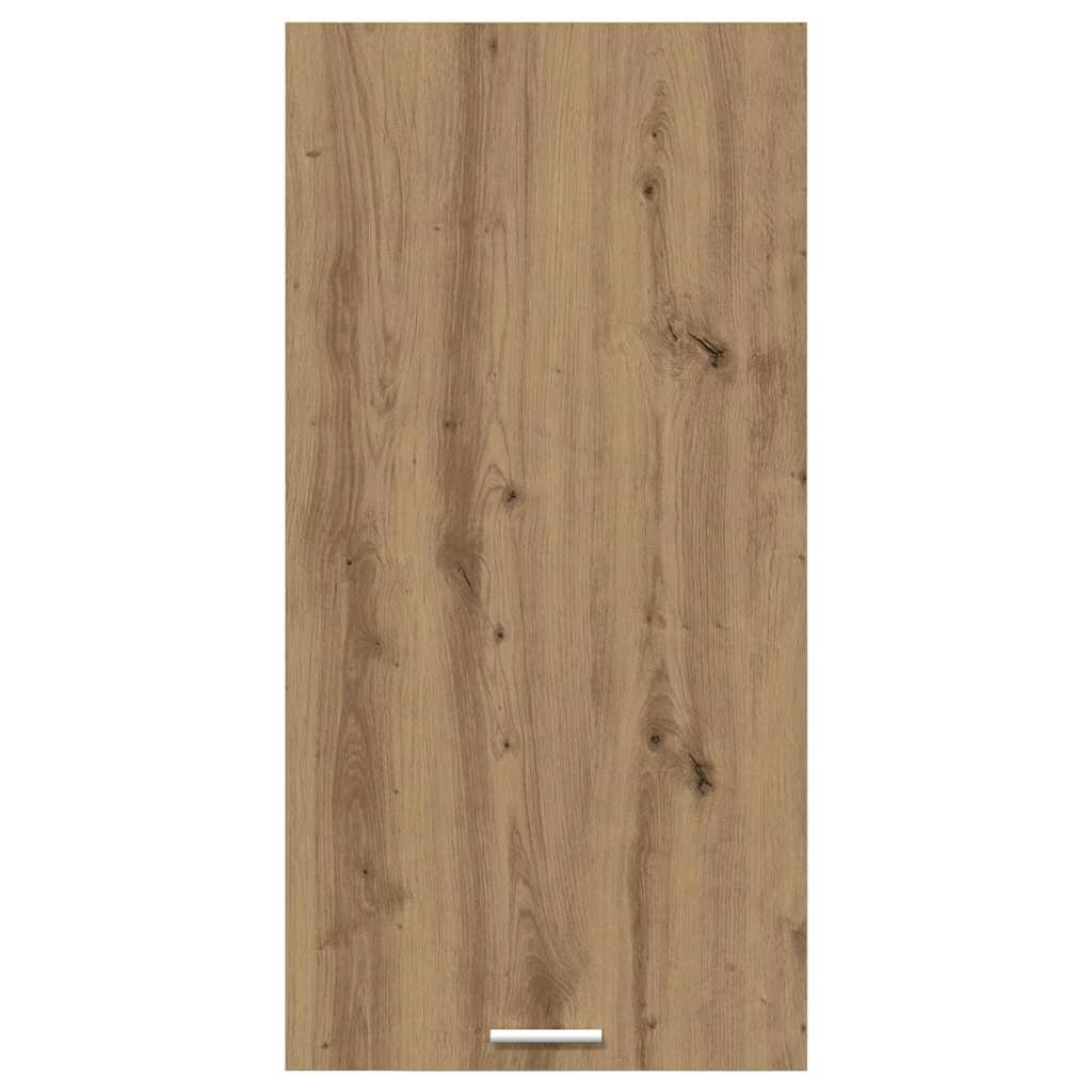 vidaXL Hanging Cabinet Artisan Oak and White 50 x 31 x 100 cm 6