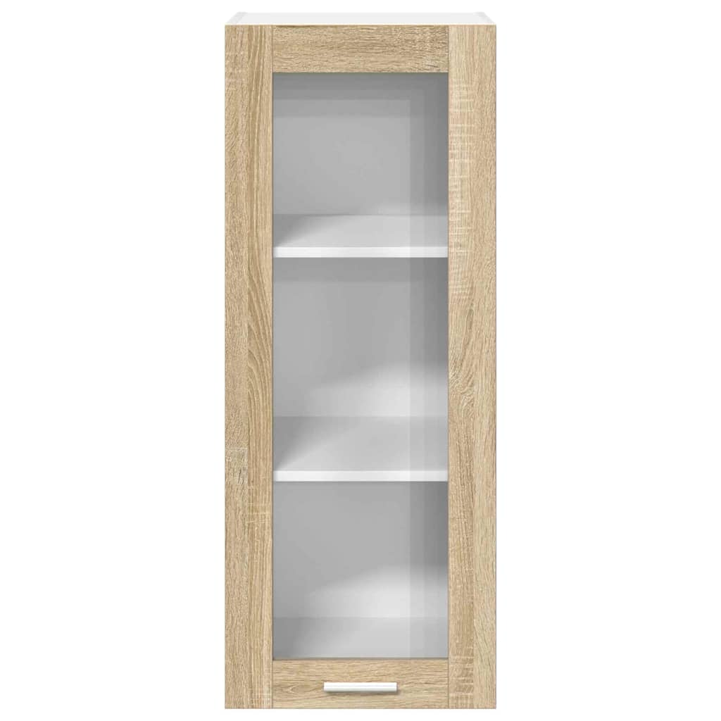 vidaXL Hanging Cabinet Sonoma Oak 40 x 31 x 100 cm Engineered Wood 6