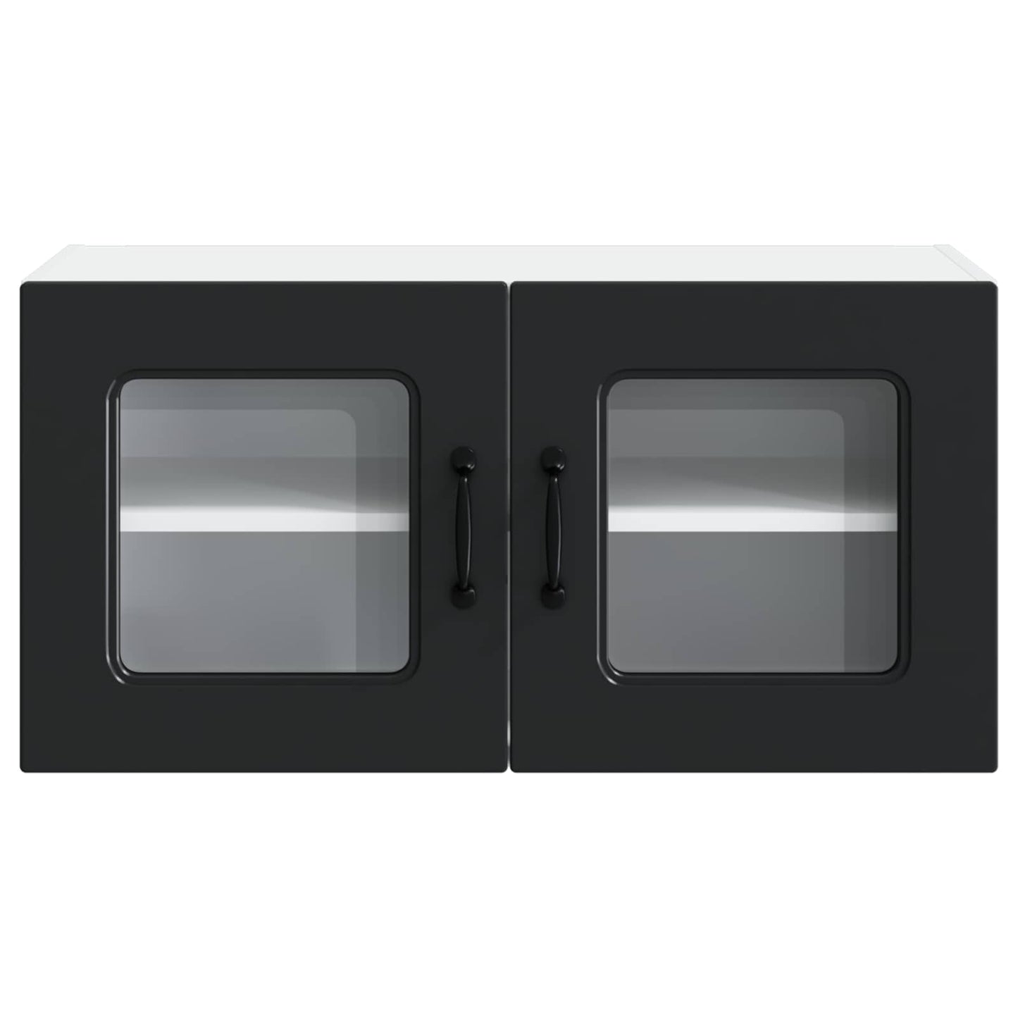 vidaXL Dishwasher Panel Kalmar Black 80 x 31 x 40 cm Engineered Wood 6