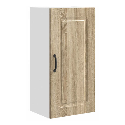 Kitchen Wall Cabinet "Kalmar" Engineered Wood Sonoma oak 1x wall cabinet (1 door) 40 cm wide 40 cm high–1x wall corner cabinet 57 cm wide 100 cm high 1x wall cabinet (1 door) 40 cm wide 80 cm high