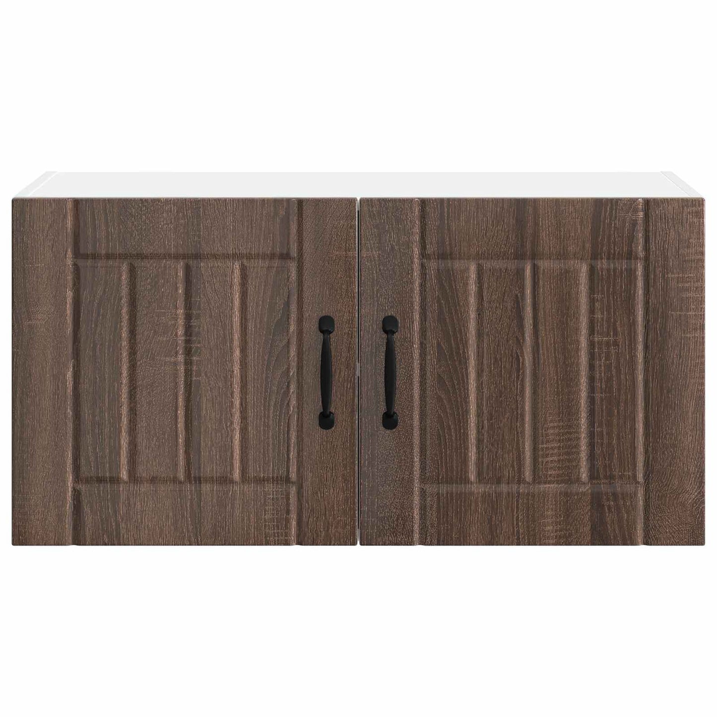 vidaXL Wall Cabinet LUCCA Brown Oak 80 x 31 x 40 cm Engineered Wood 6