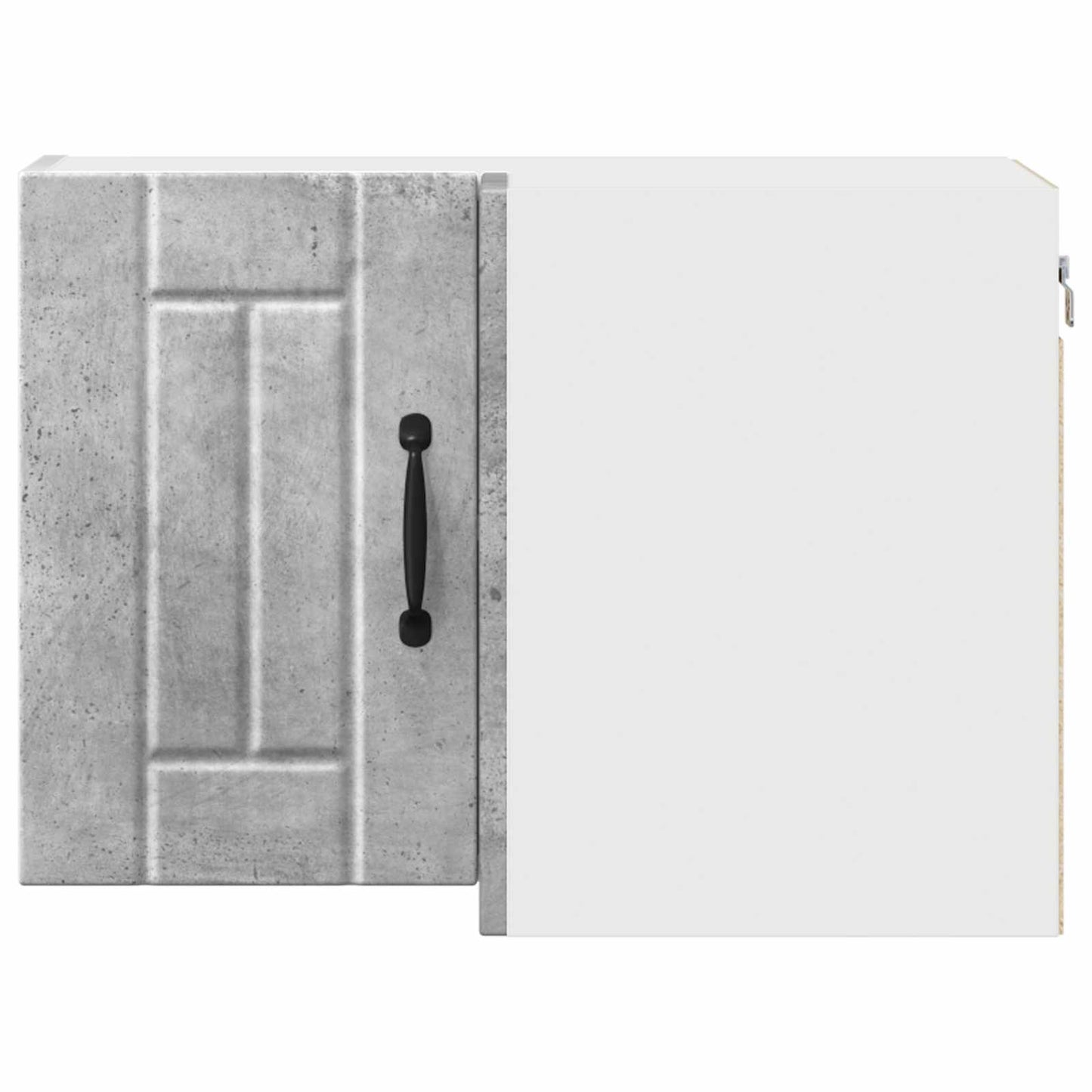 vidaXL Wall Corner Cabinet LUCCA Concrete Grey 57 x 57 x 40 cm 6