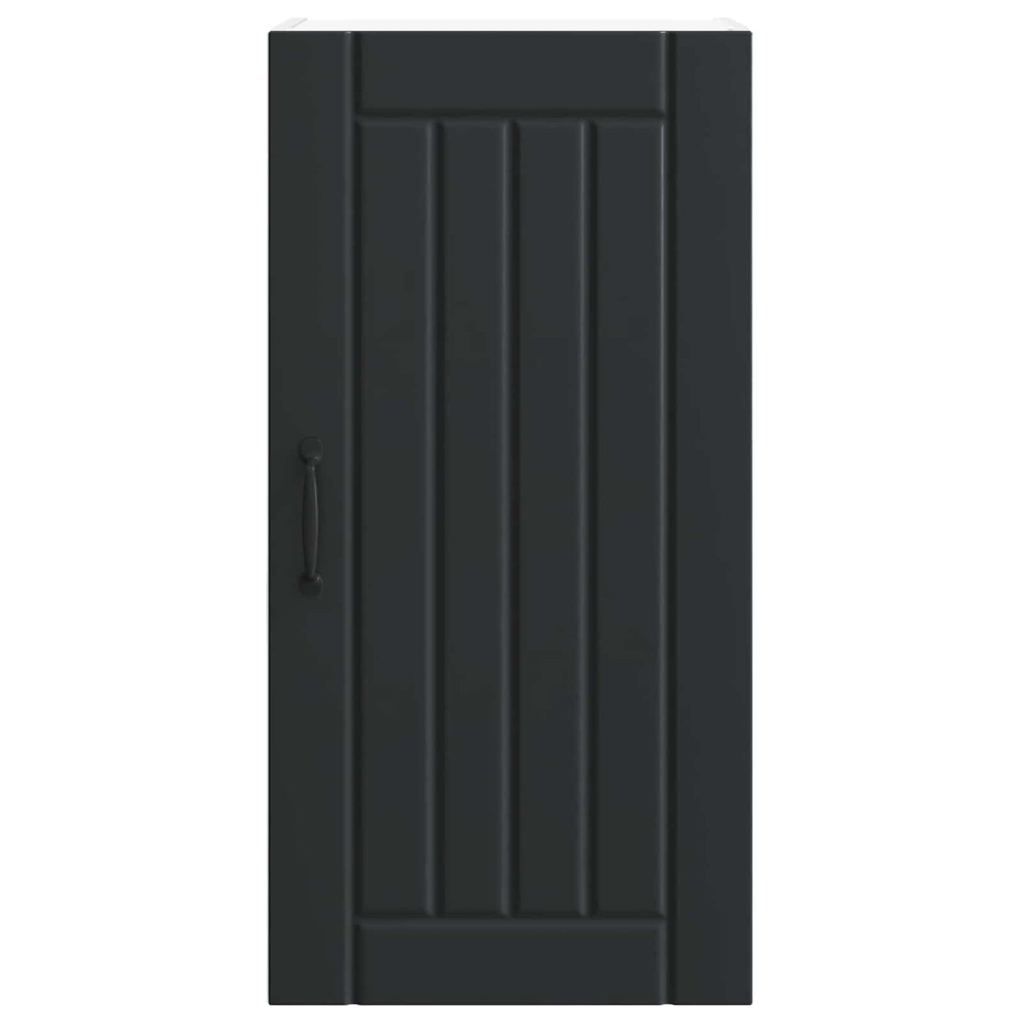 vidaXL Wall Cabinet LUCCA Black 40 x 31 x 80 cm Engineered Wood 6