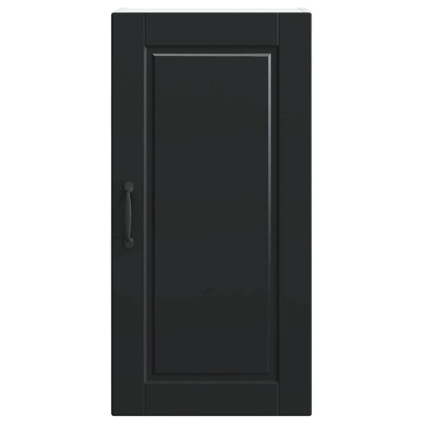 vidaXL Wall Cabinet PORTO Black 40 x 31 x 80 cm Engineered Wood 6