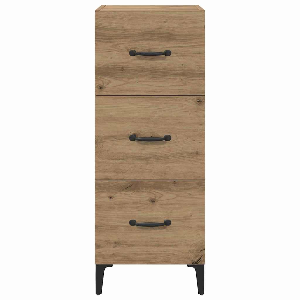 vidaXL Sideboard Artisan Oak 34.5 x 34 x 90 cm Engineered Wood 6