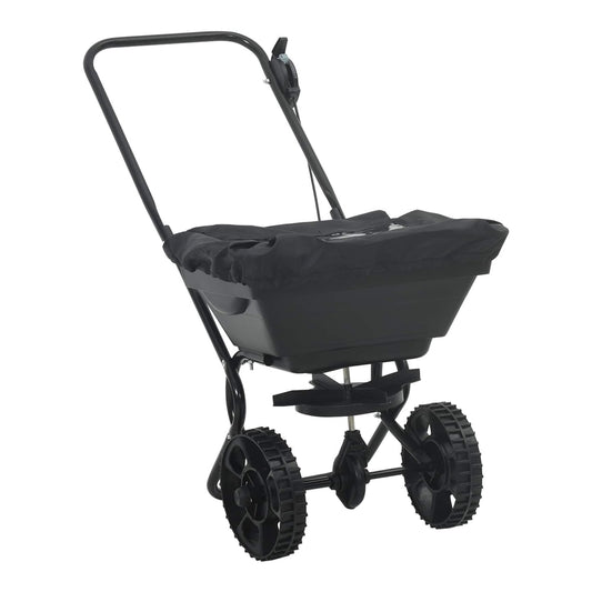 Spreader Black 82 x 46 x 75 cm PVC and Steel Push spreader-15 L