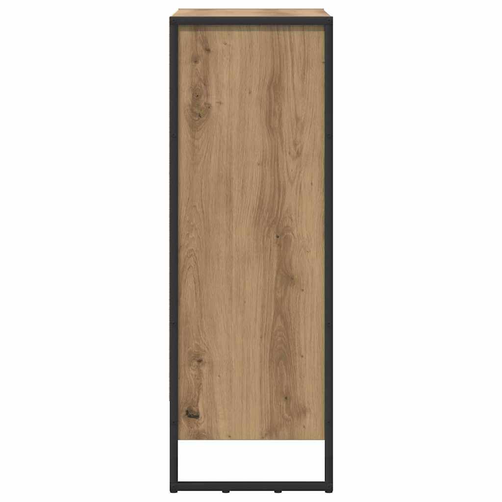 vidaXL Book Cabinet 60 x 30 x 86.5 cm Engineered Wood Artisian Oak 6