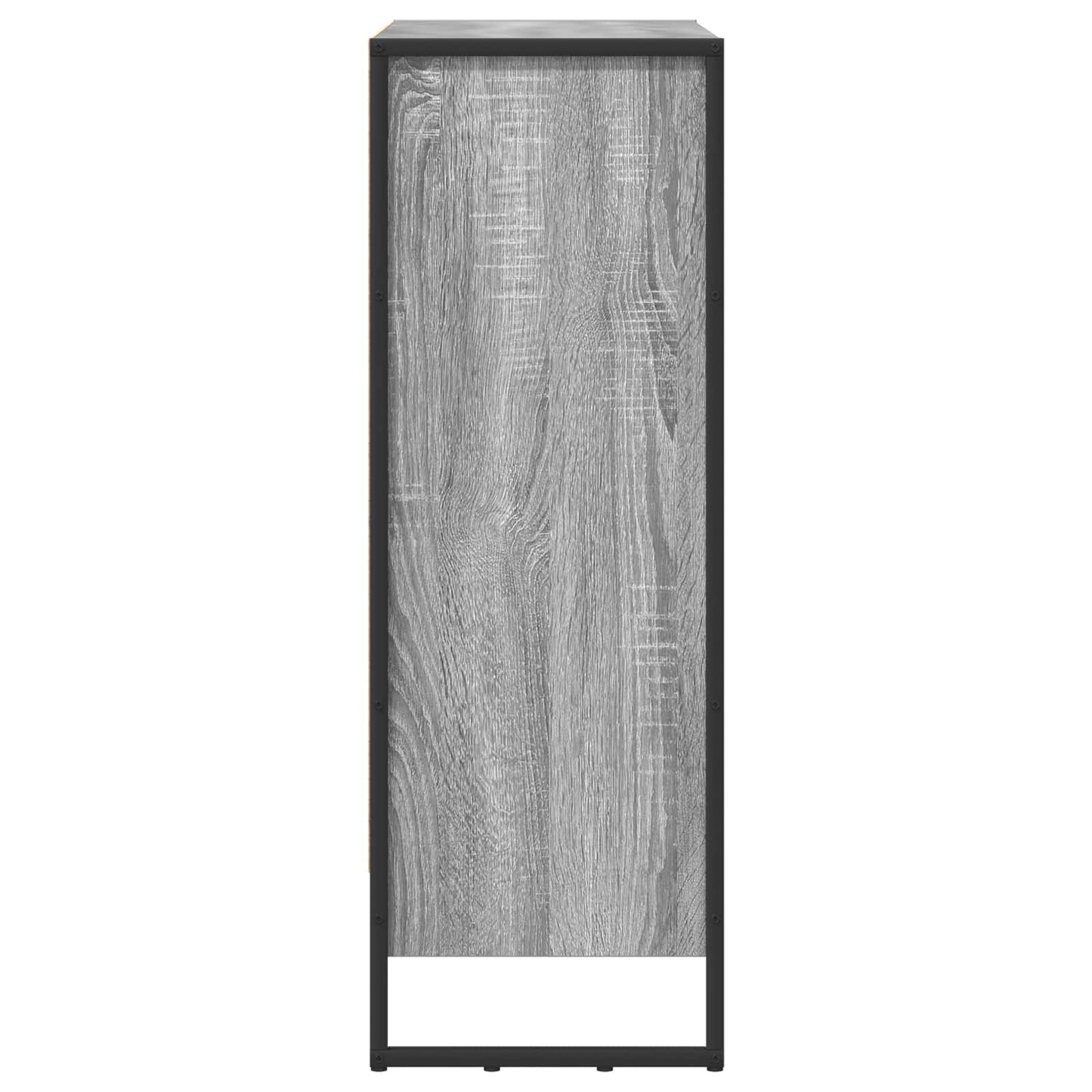 vidaXL Book Cabinet 80 x 30 x 86.5 cm Engineered Wood Grey Sonoma 6