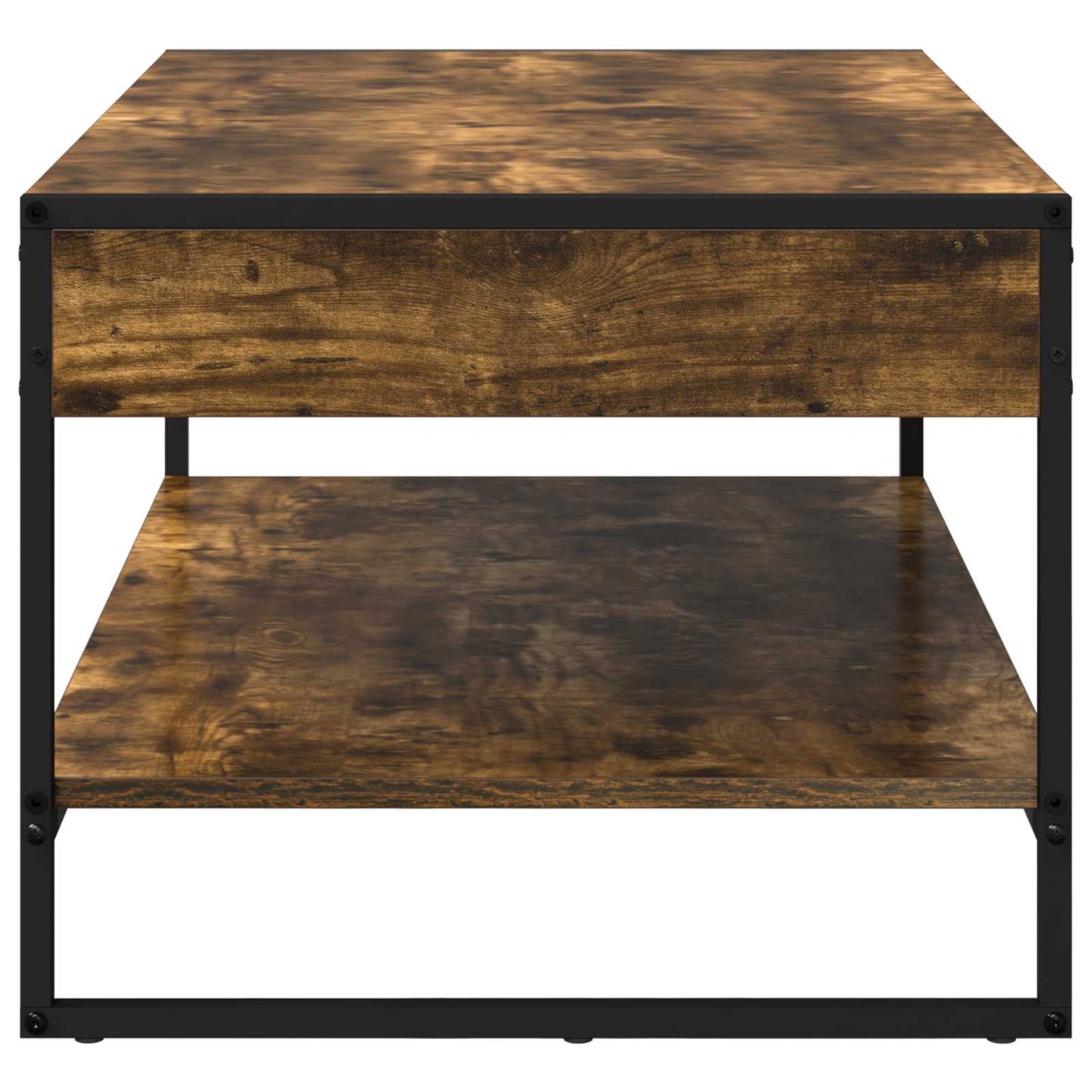 vidaXL Coffee Table Smoke Oak 80 x 50 x 40 cm Engineered Wood 6