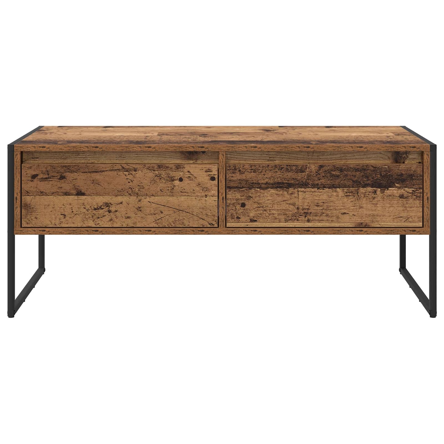 vidaXL Coffee Table Old Wood 100 x 46 x 40 cm Engineered Wood 6