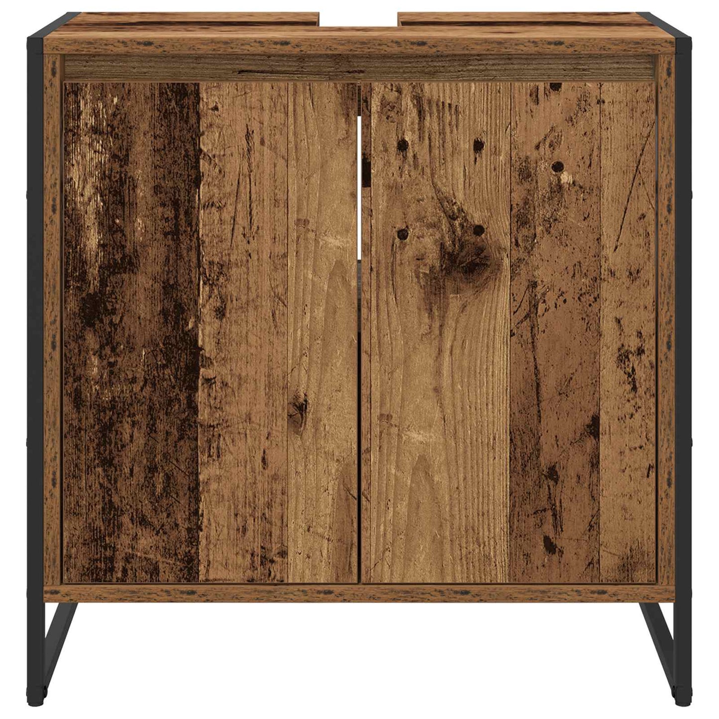 vidaXL Bathroom Cabinet Old Wood 60 x 30 x 60 cm Engineered Wood 6