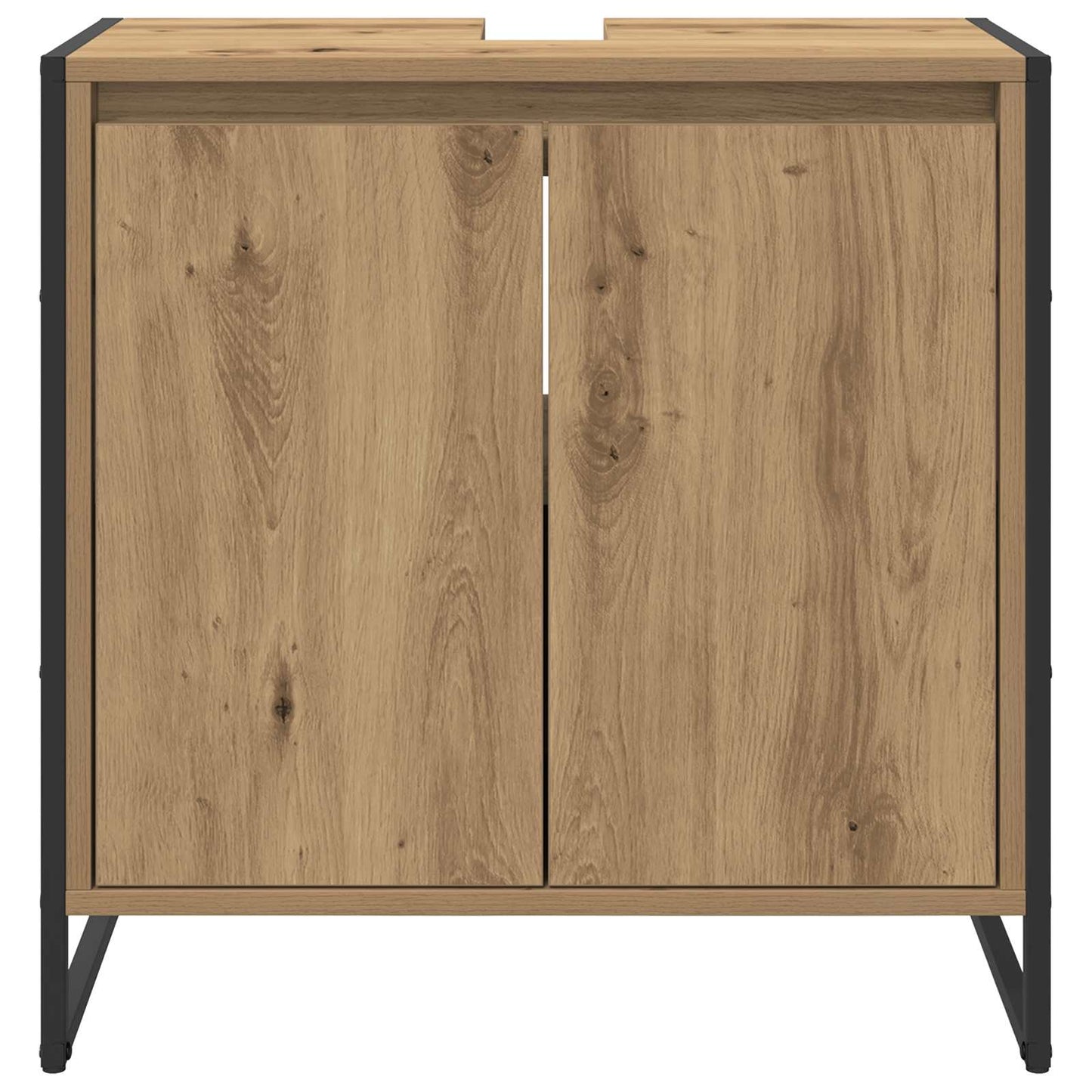 vidaXL Bathroom Cabinet Artisian Oak 60 x 30 x 60 cm Engineered Wood 6