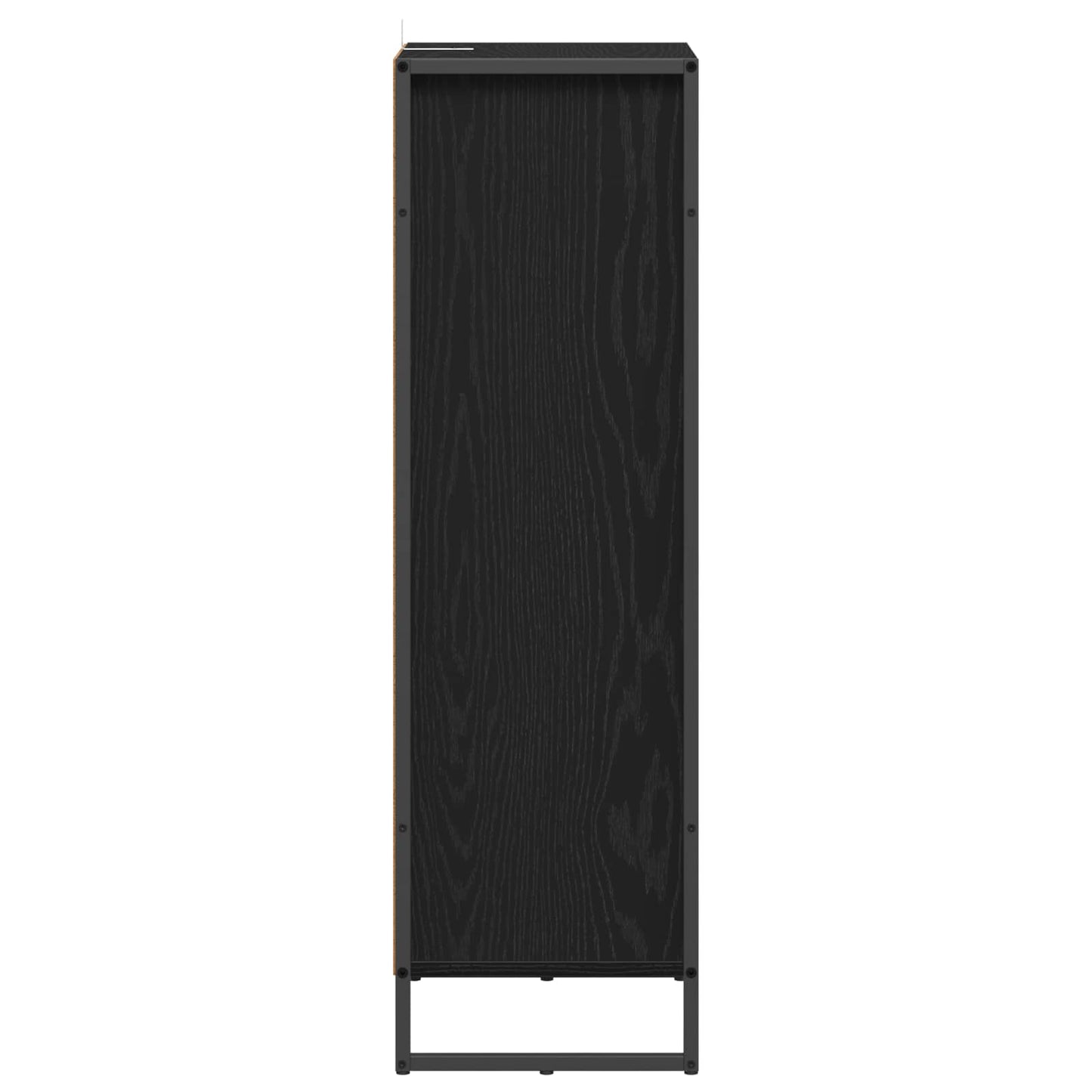 vidaXL Bathroom Cabinet Black Oak 40 x 30 x 100 cm Engineered Wood 6