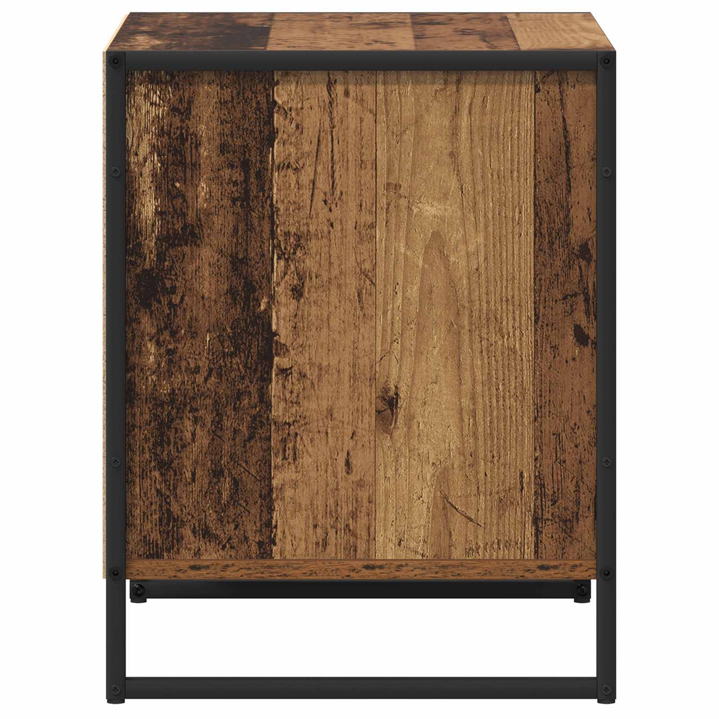 vidaXL Bedside Table Old Wood 50 x 39.5 x 50 cm Engineered Wood 6