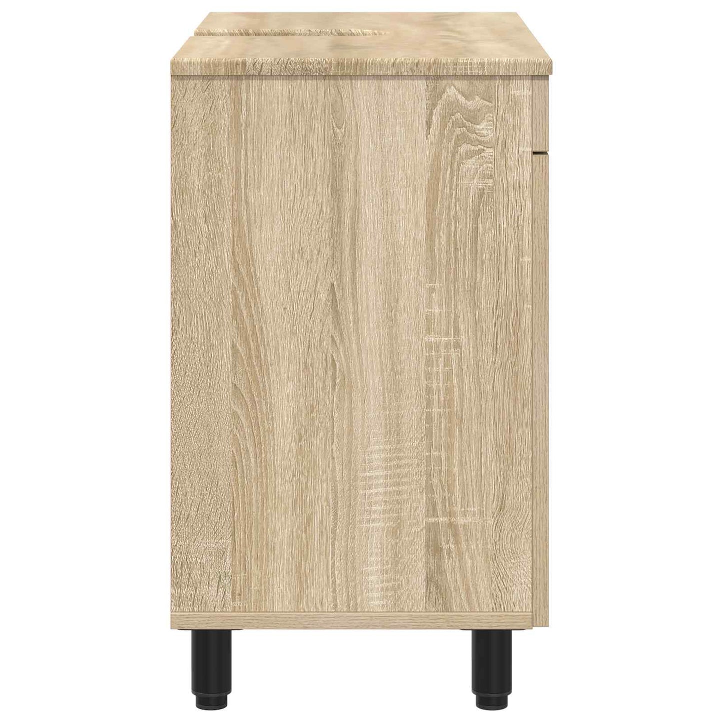 vidaXL Bathroom Vanity Unit Sonoma Oak 60 x 35 x 60 cm Engineered Wood 6