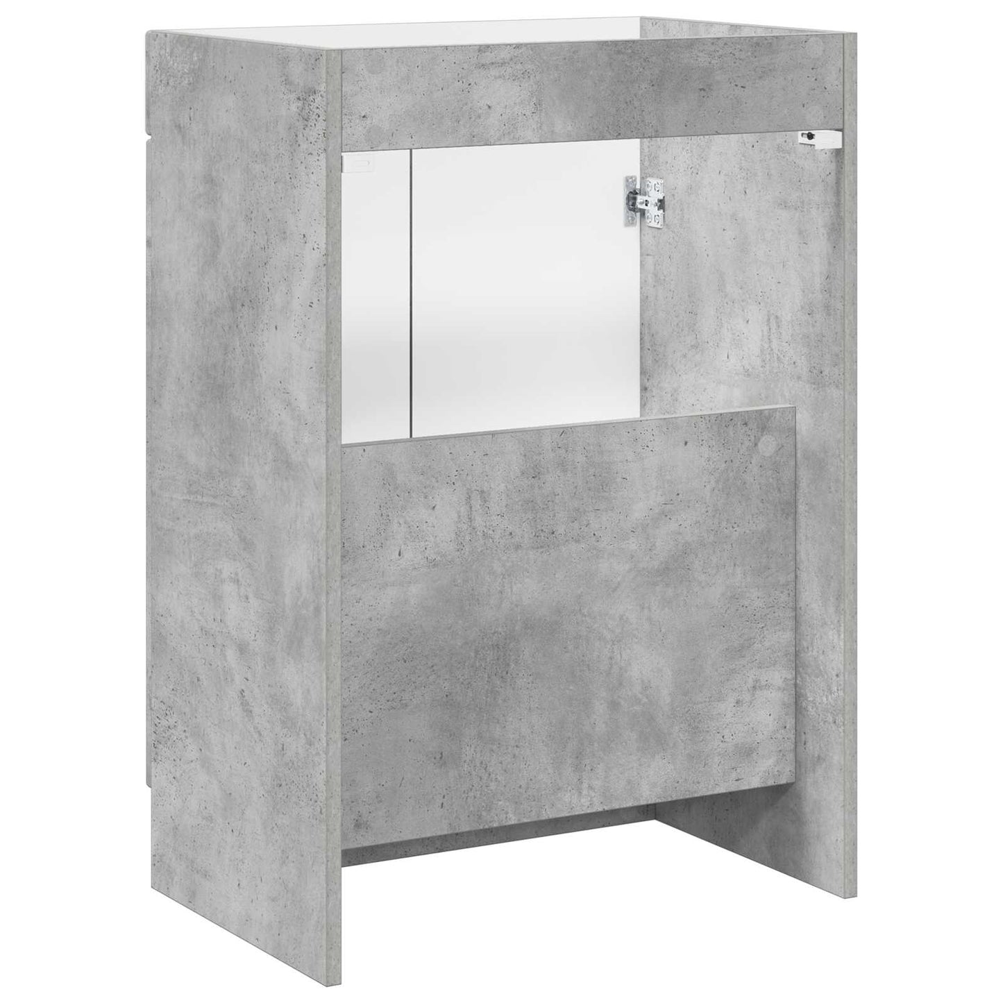 vidaXL Bathroom under Sink Cabinet Concrete Grey 56 x 37.5 x 81 cm 6